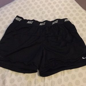 Black reversible Nike shorts